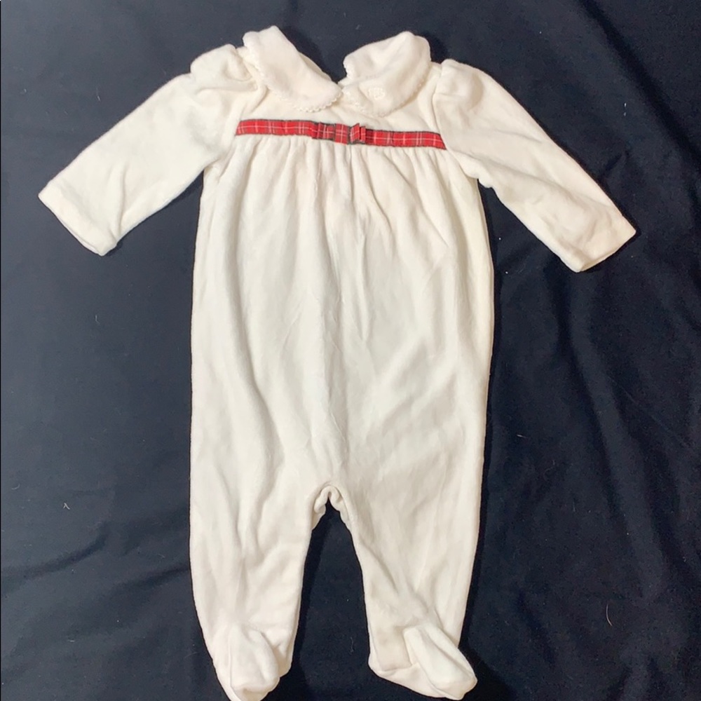 Ralph Lauren 0-3 month Christmas Footies.